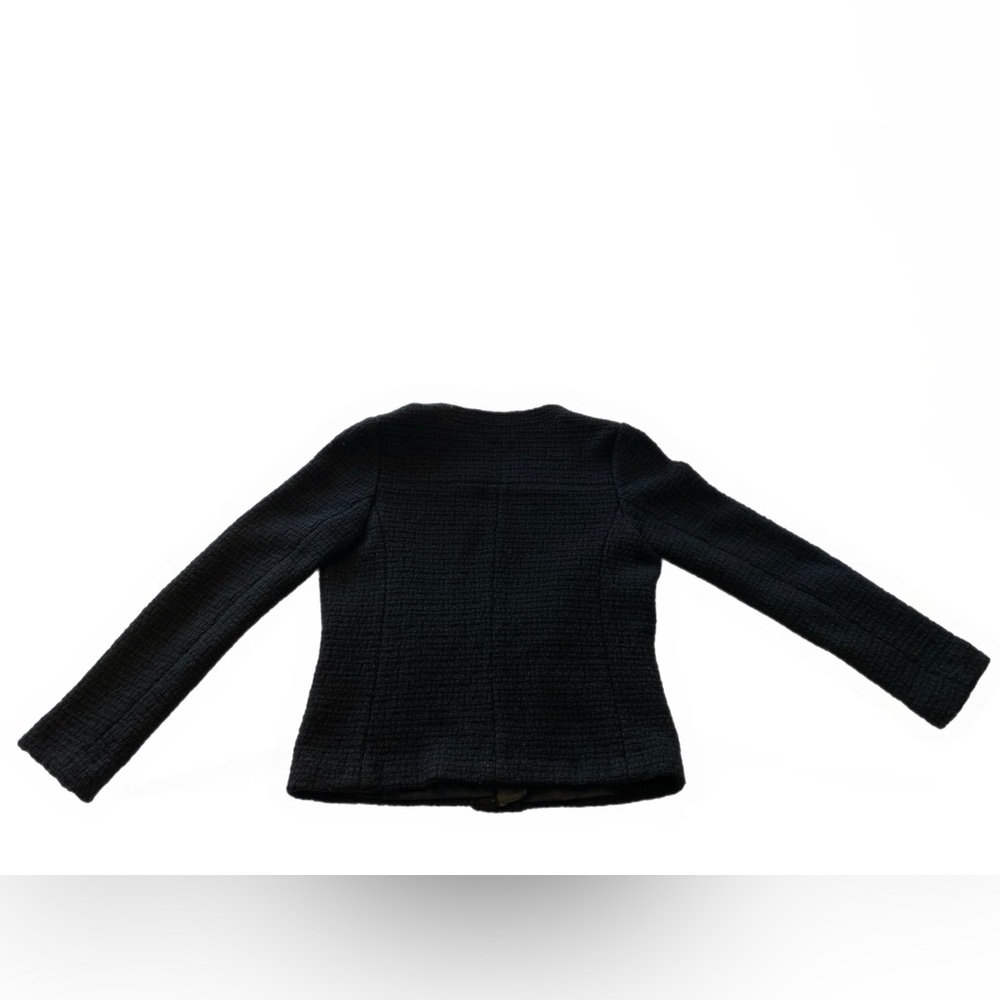 Vince Black Textured Women's Jacket size 4 - Picture 10 of 11